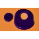 Oval Callus Cushion Pad - Purple Reusable Gel (pack of 2)