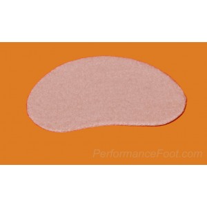 Kidney Shaped Pad - 3 inch Moleskin