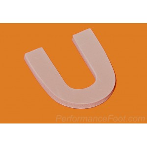 U Shaped Heel Pad - 1/4 inch Firm Foam