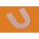 U Shaped Heel Pad - 1/4 inch Firm Foam
